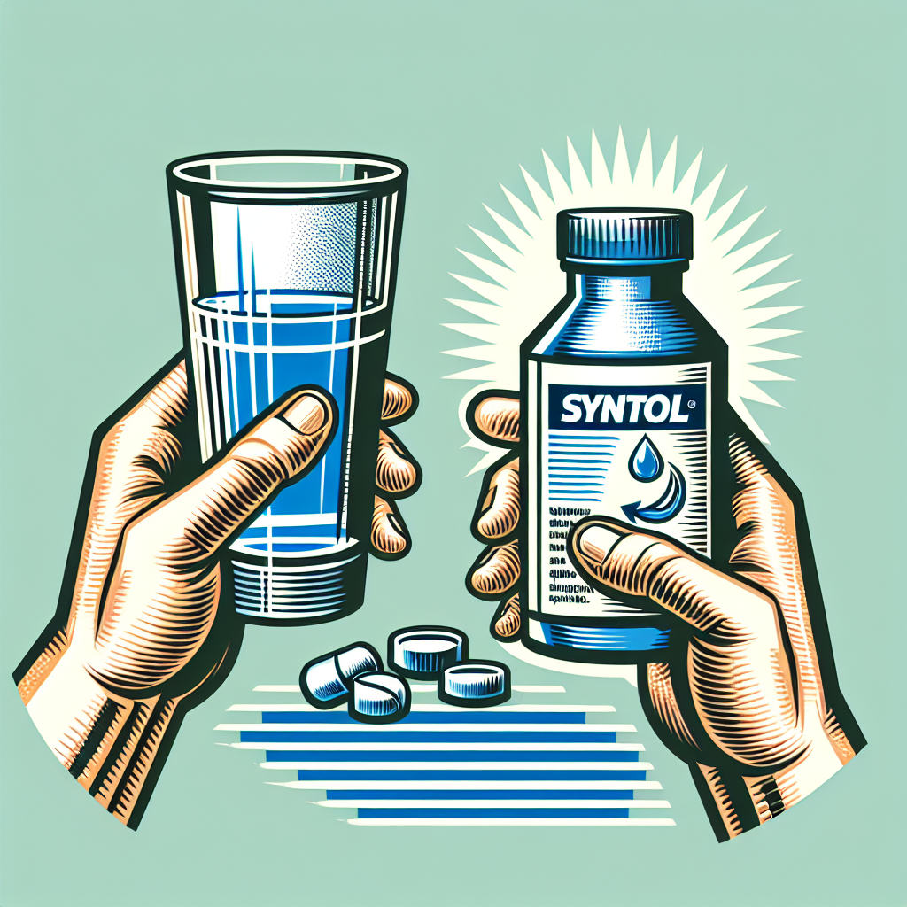 ¿Hay que ajustar el agua al tomar Syntol?