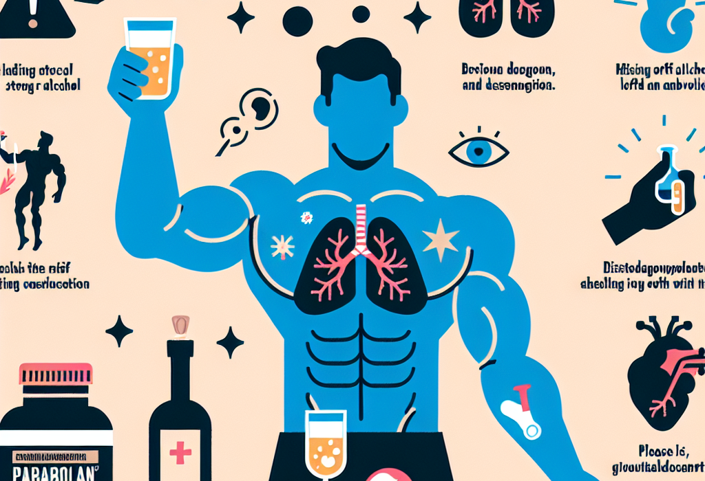 Qué ocurre al mezclar Parabolan con alcohol