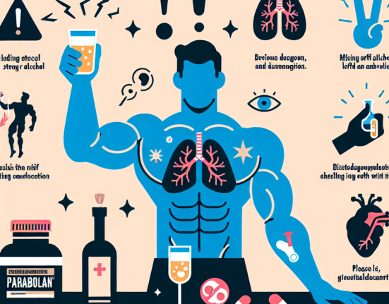 Qué ocurre al mezclar Parabolan con alcohol