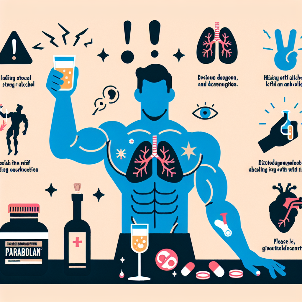 Qué ocurre al mezclar Parabolan con alcohol