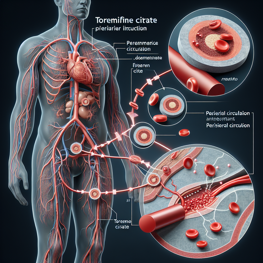 Cómo afecta Citrato de toremifeno a la circulación periférica