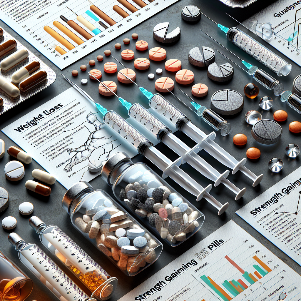 Inyecciones y pastillas para adelgazar y ganancia de fuerza: análisis realista