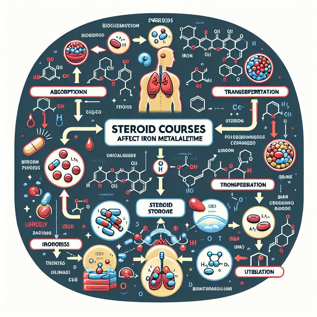 Cómo afecta Cursos de esteroides al metabolismo del hierro