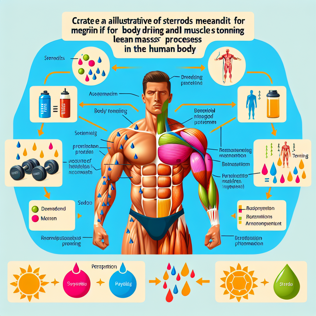 Cómo afecta Cursos de esteroides para secado y modelado corporal (aumento de masa magra) a la sudoración y termorregulación
