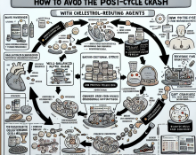 Cómo evitar el bajón post-ciclo con Colesterol - agentes reductores