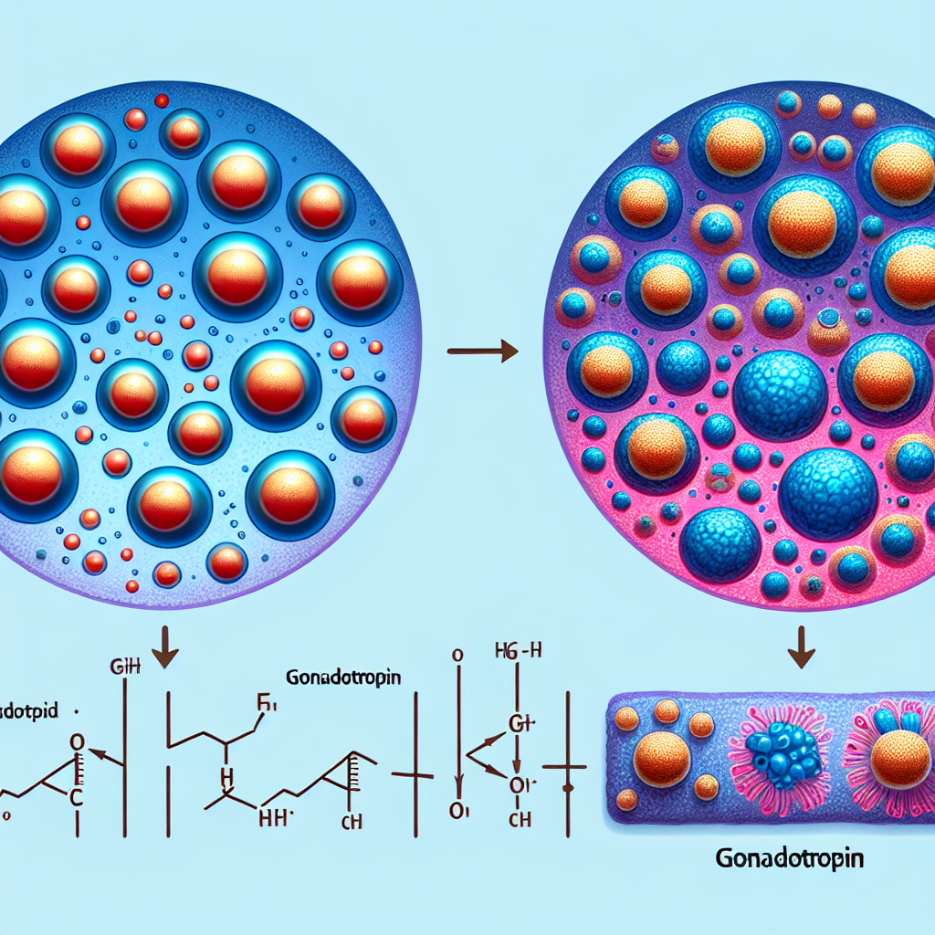 Cómo influye Gonadotropina en el volumen celular