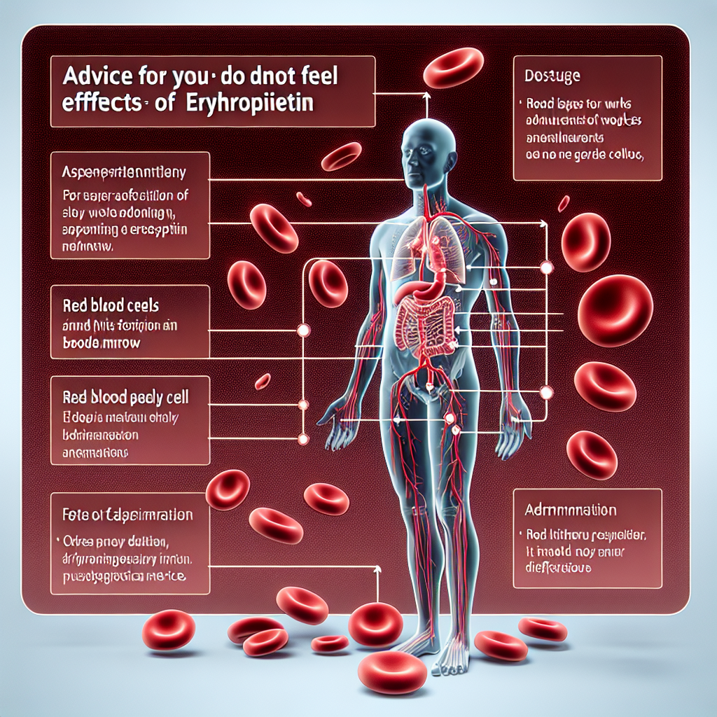 Consejos para quienes no sienten efectos de Erythropoietin