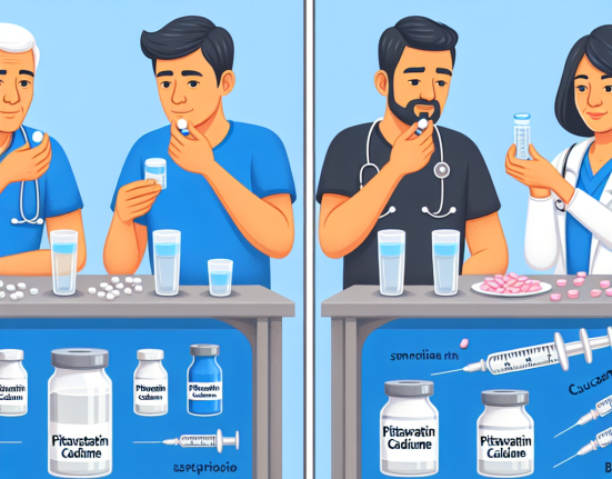 Diferencias entre Pitavastatina cálcica oral e inyectable