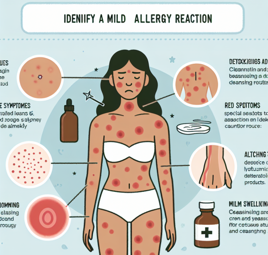 Cómo identificar una reacción alérgica leve a Limpieza y desintoxicación