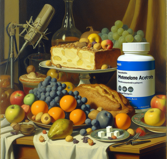 Acetato de metenolona y relación con comida: por qué se altera