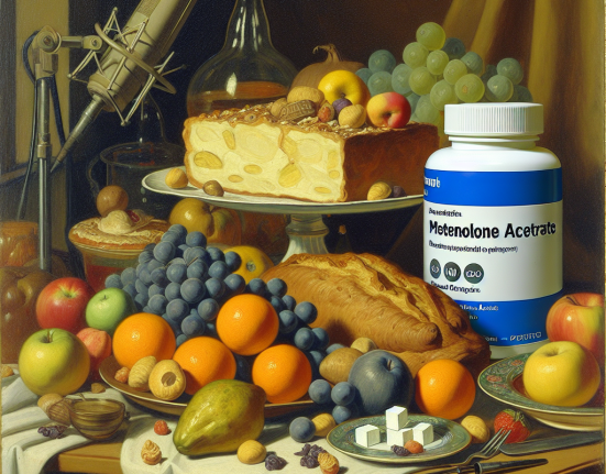 Acetato de metenolona y relación con comida: por qué se altera