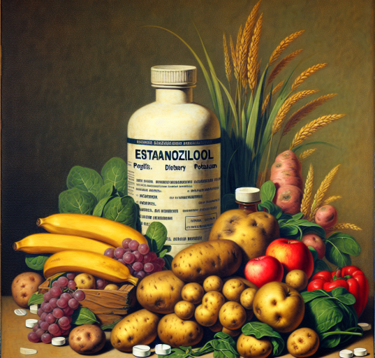 Estanozolol y potasio dietético: alimentos clave