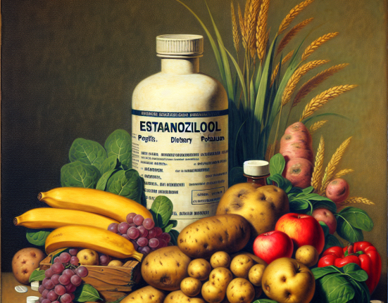 Estanozolol y potasio dietético: alimentos clave